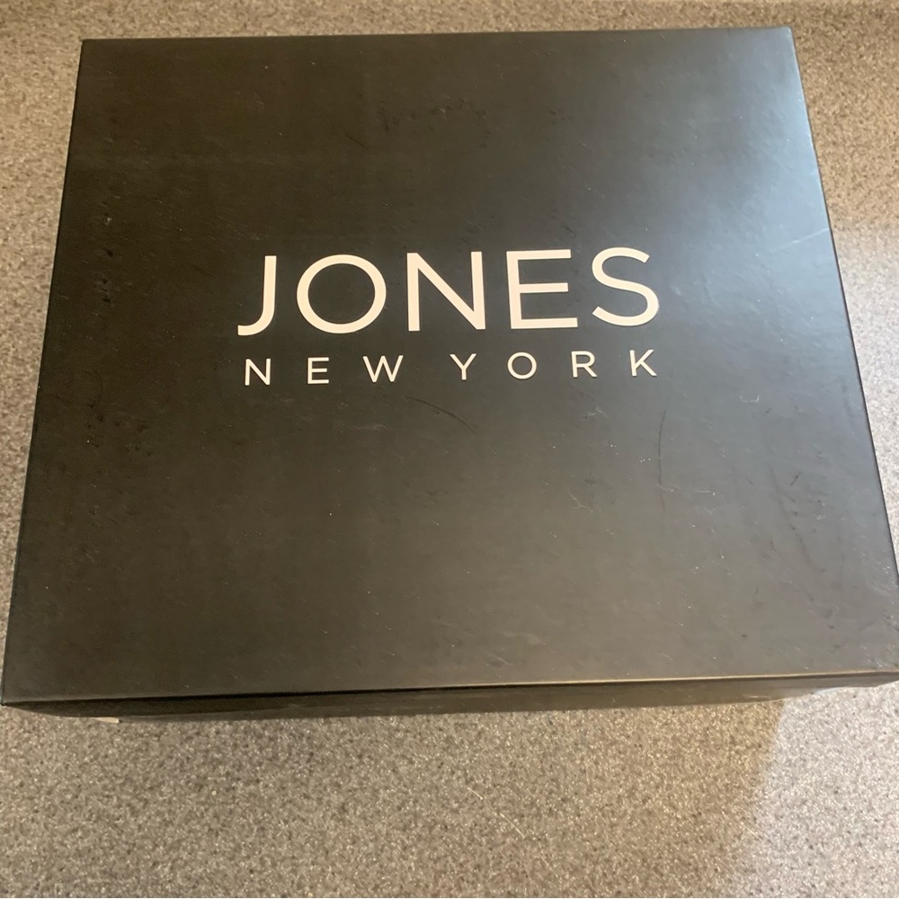 Like New Jones New York Women's Leodenn Riding Boots in Black & cognac Size 7.5 - Picture 7 of 8